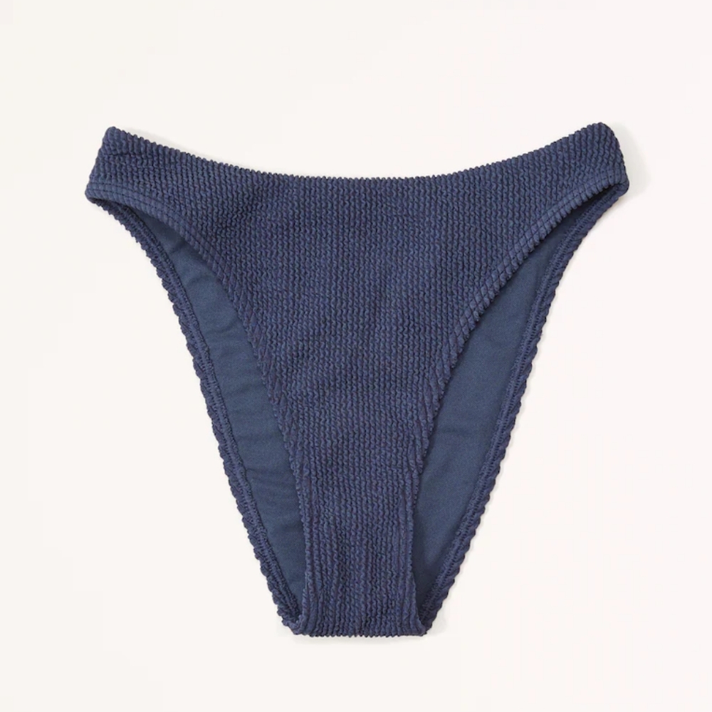 ABERCROMBIE & FITCH: Mid-Rise High-Leg Moderate Swim Bikini Bottoms